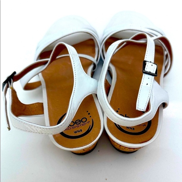 Abeo Loretta White Leather Orthotic Sandal: NWB - Picture 8 of 15